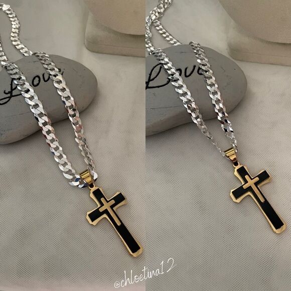 18” Men’s Solid 925 Sterling Silver Cuban Chain - Picture 6 of 7